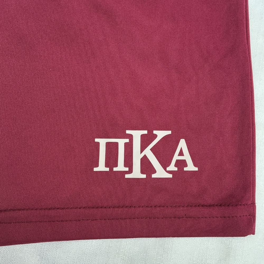 Augusta Sportswear Pi Kappa Alpha PKA Shorts Mens Small Maroon Excellent Greek
